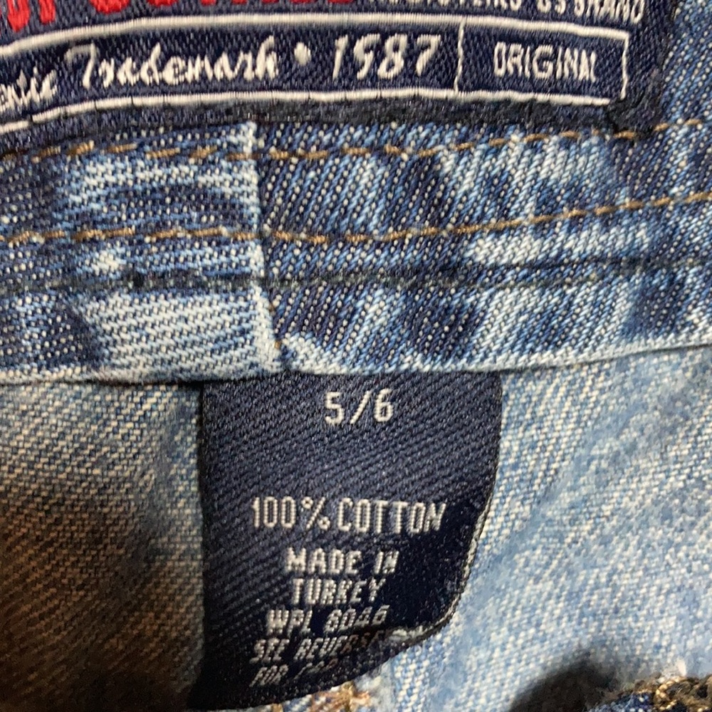 Aeropostale Blue Jean Shorts Size 5/6‎ - Picture 4 of 7